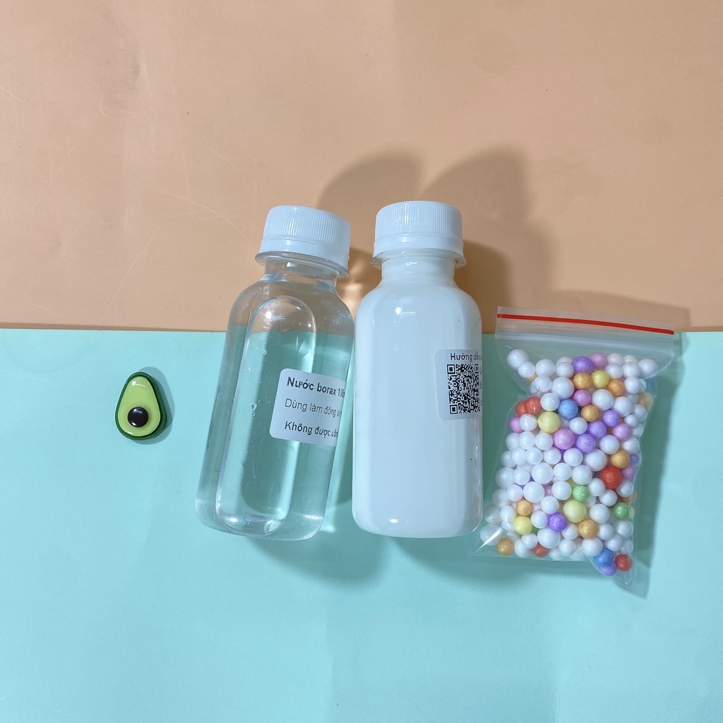 Bộ kit làm slime cơ bản cho học sinh giá rẻ có hướng dẫn BK11