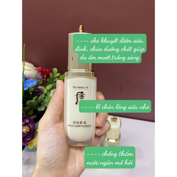 kem nền Whoo Velvet