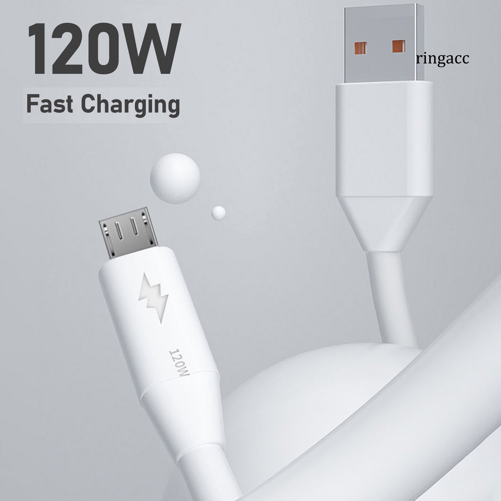 Dây Cáp Sạc Nhanh 120W Micro USB Dành Cho Điện Thoại Di Động Văn Phòng