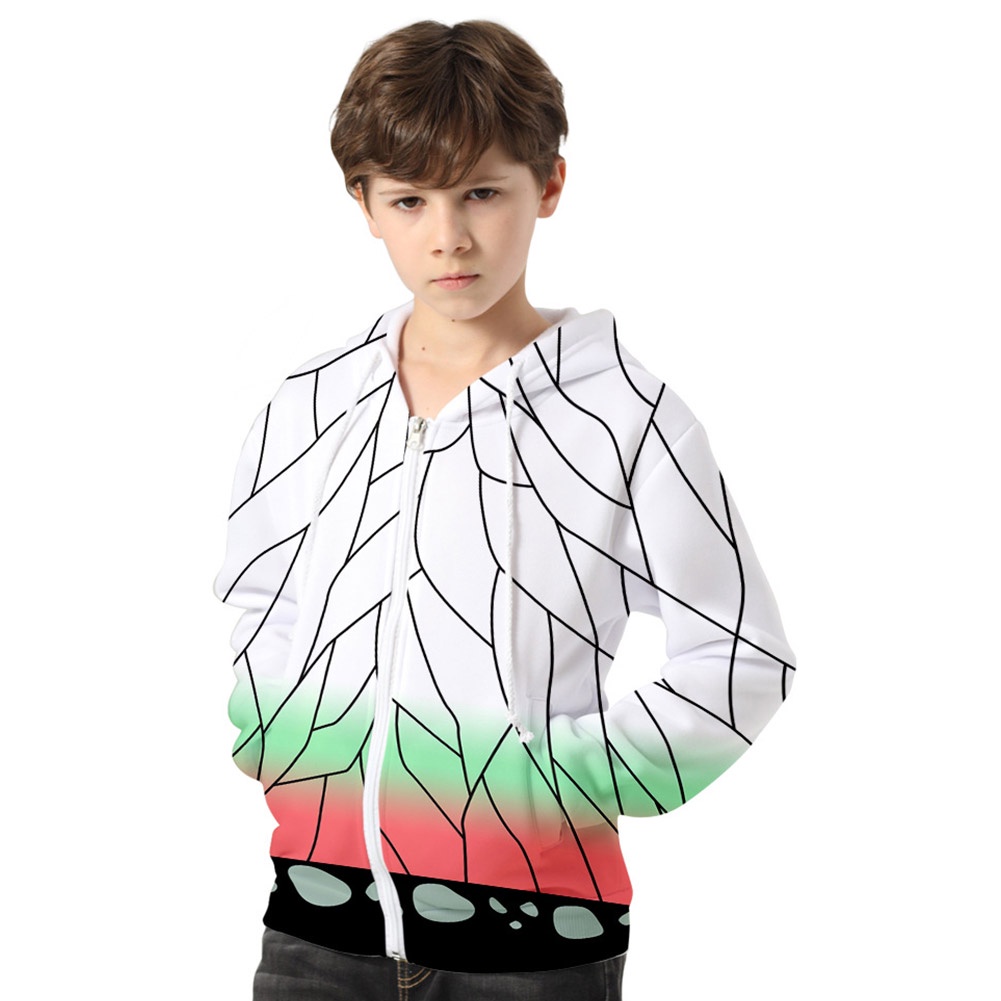 Áo Khoác Hoodie Có Dây Kéo Hóa Trang Nhân Vật NoryNick Kochou Shinobu XXL