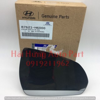 87621h6000 mặt gương chiếu hậu ko sấy huyndai accent 2018-2022 vế phụ