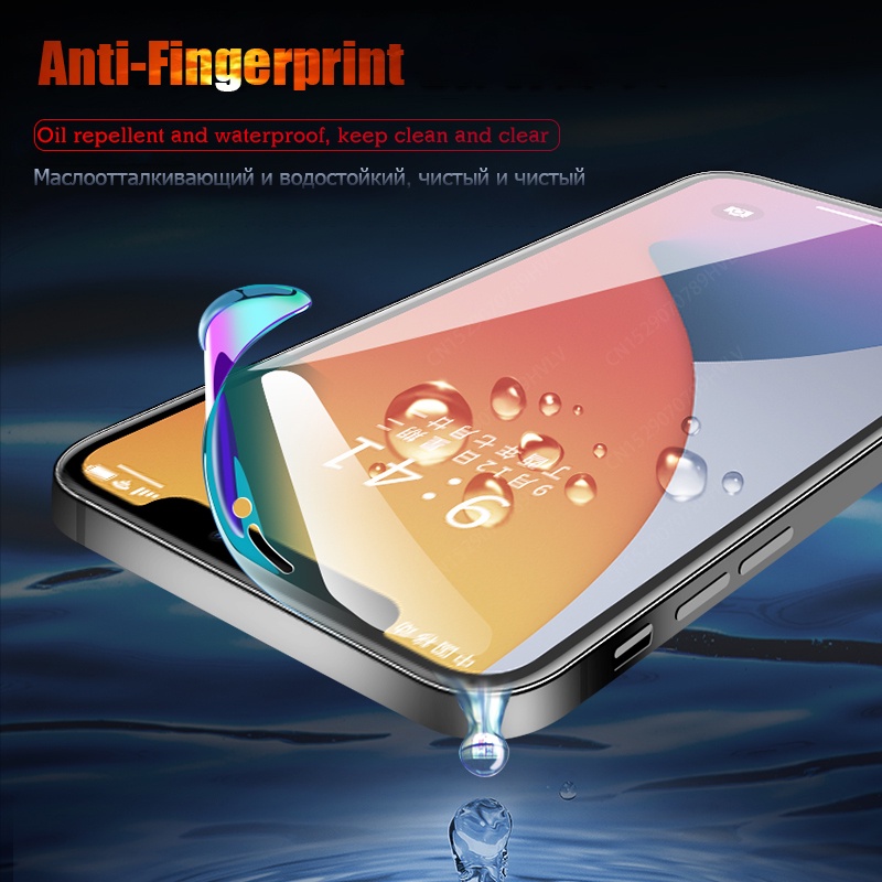 Phim Dán Hydrogel TPU Bảo Vệ Toàn Diện 360 Độ Cho iPhone 11 12 13 14 Pro Max Mini X XS Max XR 6 6S 7 8 14 Plus