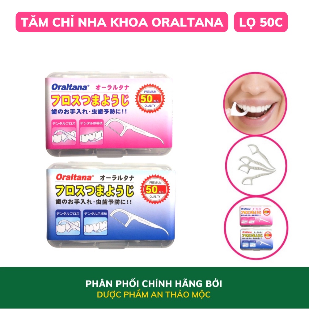 Tăm Chỉ Nha Khoa Oraltana Tanaphar.Chăm Sóc Răng Miệng Thuận Tiện Sử Dụng