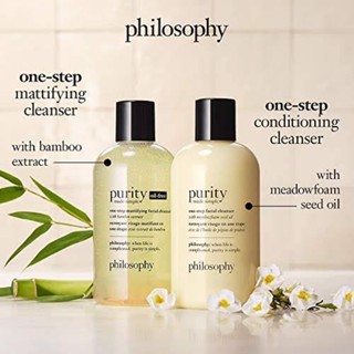 Sữa rửa mặt PHILOSOPHY Purity Made Simple One Step Cleanser (Original/Oil-free)