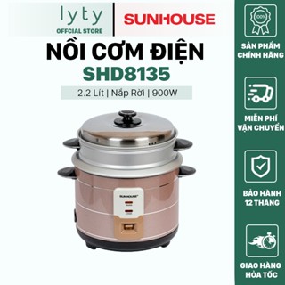 Nồi cơm điện sunhouse nắp rời có xửng hấp 1.8L SHD8125 |  2.2L SHD8135 Chính hãng bảo hành Toàn Quốc