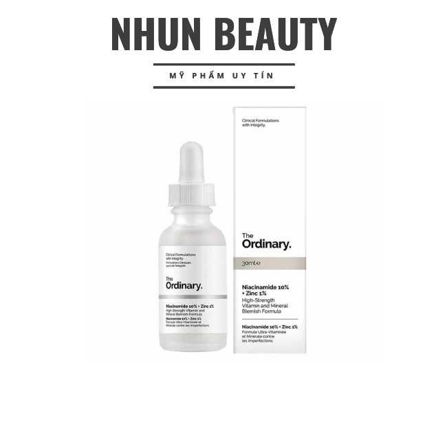 Tinh chất serum The Ordinary Niacinamide 10% + Zinc 1% 30ml (Nhungshika)