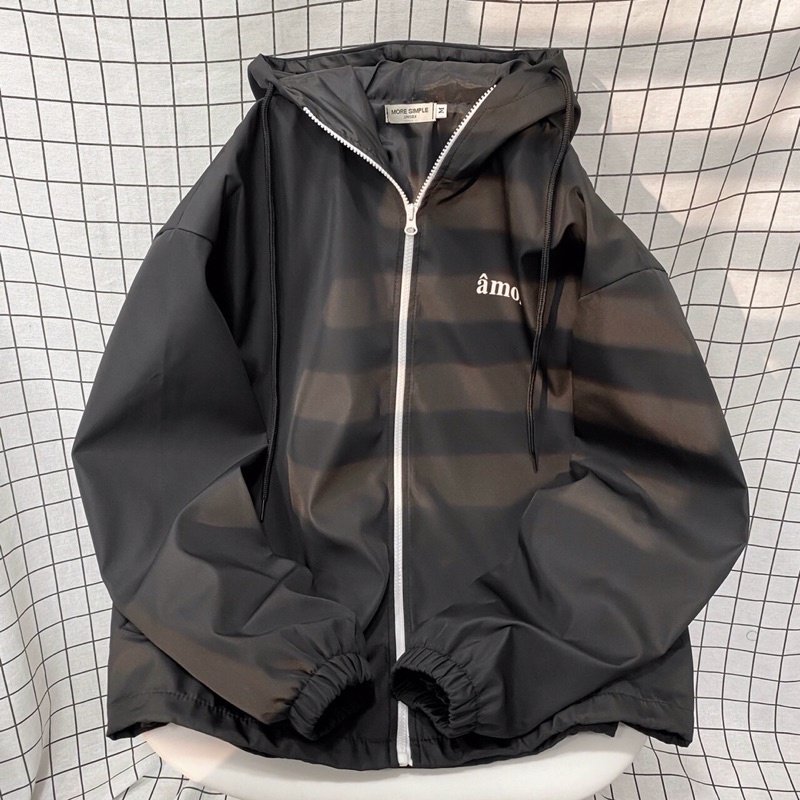 Áo Khoác Jacket AMOR Vải Dù Form Rộng Unisex-Yowol.sg