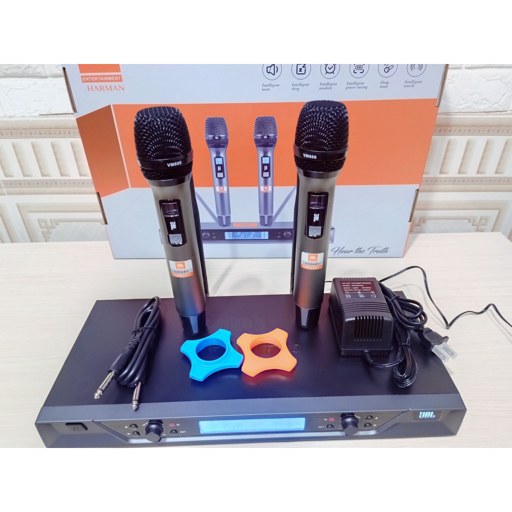 Micro không dây thế hệ VM800 Hoàn toàn mới Chất âm hay sử dụng tốt cho karaoke gia đình