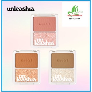 Bảng phấn mắt 2 màu ánh nhũ lung linh unleashia tap me palette duo 8.4g