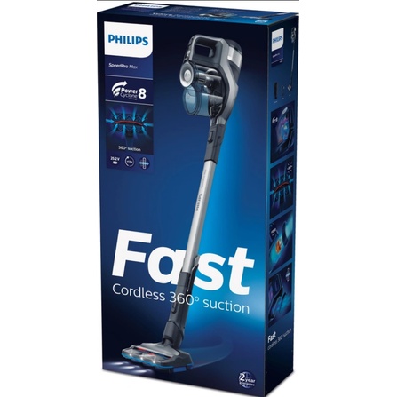 Máy Hút Bụi Philips SpeedPro Max FC6822/01, Lực Hút Mạnh, Loại Bỏ 99% Vi Khuẩn Và Bụi Bẩn, Nhập Đức, BH 12 Tháng