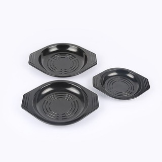 Đĩa nhựa dùng để kê thố Nồi đất đen nấu mỳ cay 7 cấp độ