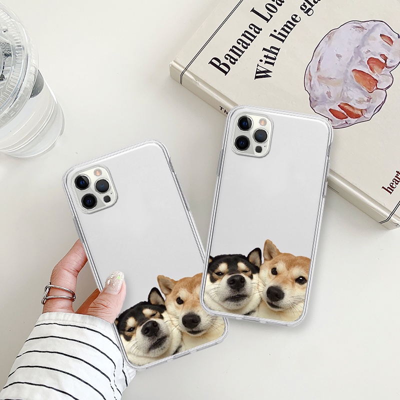 Ốp lưng iphone cặp đôi cún yêu thương ốp vuông trong bảo vệ cam 6/6splus/8plus/x/xr/xs/11/12/13/14/pro/max/promax