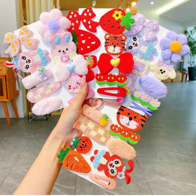 PVN53930 Set 10 kẹp tóc hình thú dễ thương