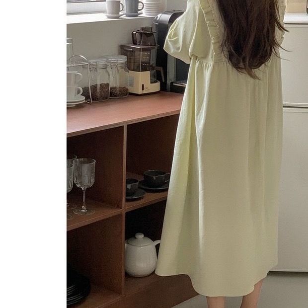 Bán Chạy#Đầm Ngủ Kiểu Pháp Thiết Kế Đơn Giản Xinh Xắn Cho Nữ