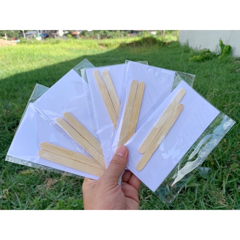 Set Giấy Wax Lông Và Que Gỗ