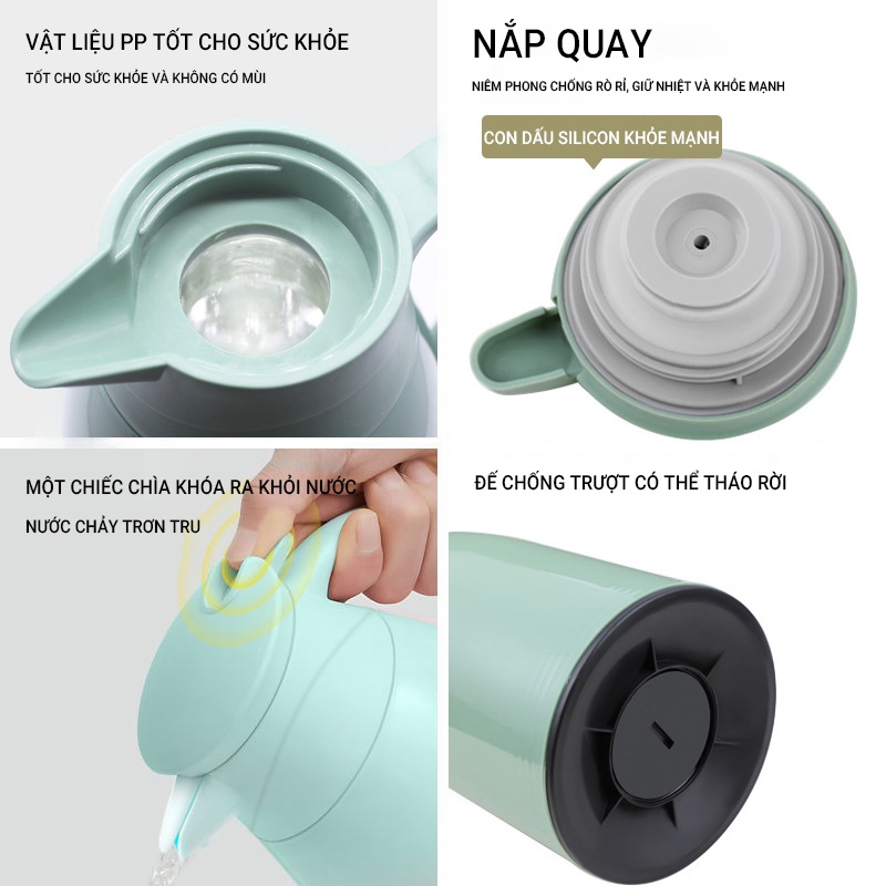 Bình Nước Giữ Nhiệt Dung Tích 1.9L