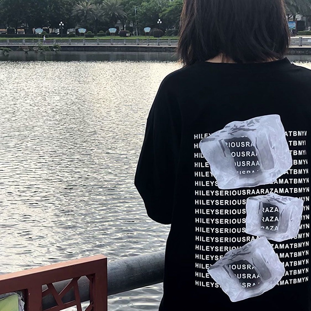 NRVP Áo Thun Unisex Mùa Hè Dáng Suông Tay Cộc Phong Cách Hàn Quốc Cho Nam Nữ