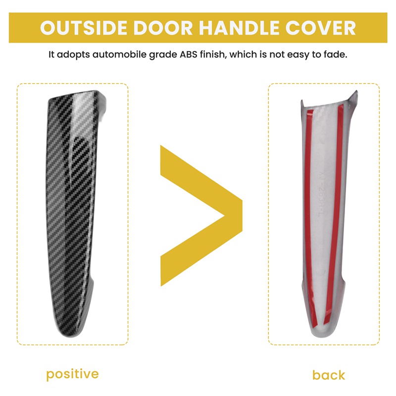 Vỏ Bọc Tay Nắm Cửa Bằng Sợi Carbon Cho BMW 1 2 3 4 Series E87 E90 E91 E92 E93 F30 X1 X2 X3 X4 X5 X6 LHD