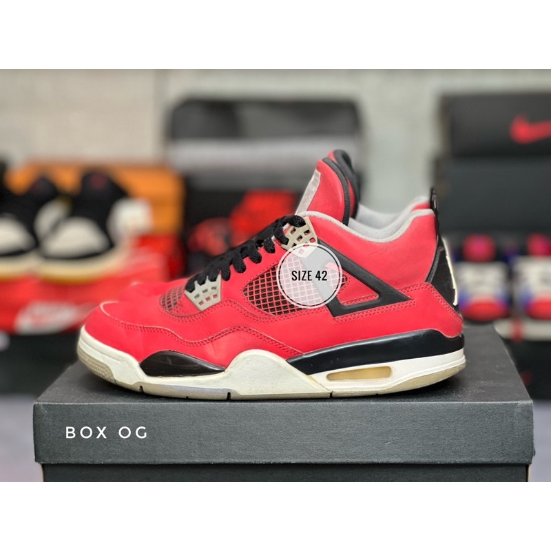 Giày thể thao chính hãng Nike Jordan 4 Toro có box og 2hand