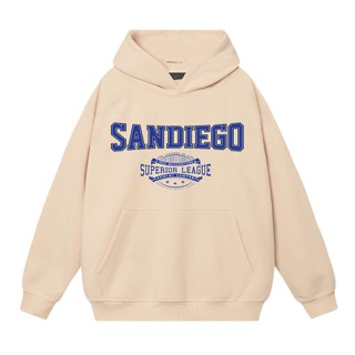 Hoodie in sandiego 5d trước ngực sắc nét unisex