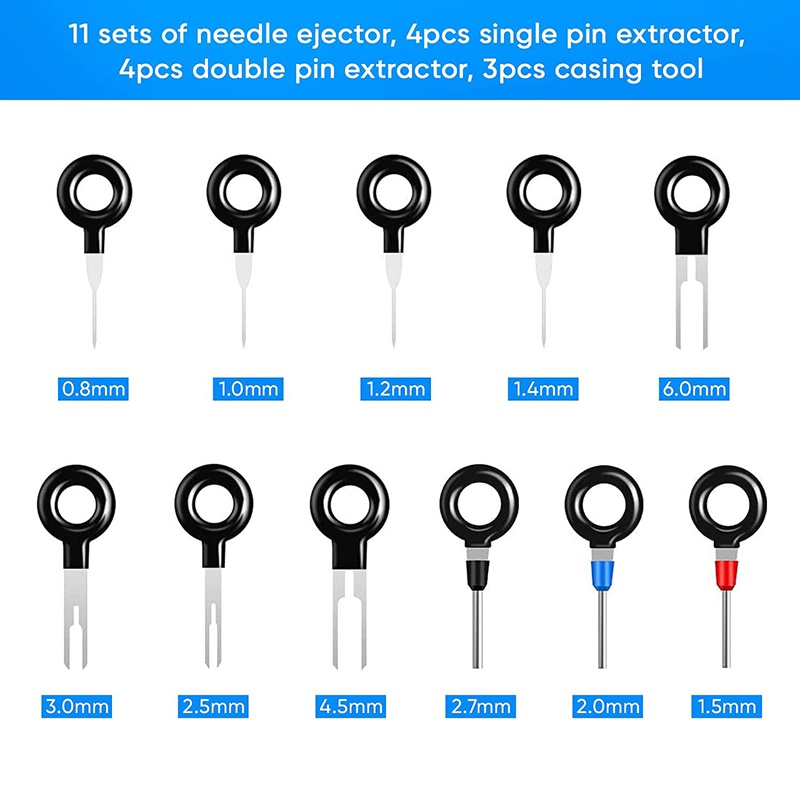 Bộ công cụ loại bỏ bộ chiết đầu cuối 82PCS Bộ công cụ chính ghim cho các thiết bị gia dụng trên ô tô , Công cụ kết nối dây có túi