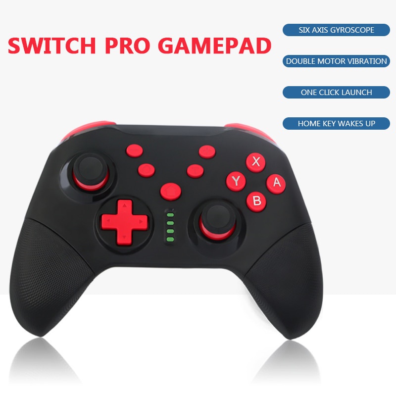Tay Cầm Chơi Game Bluetooth Không Dây 6 Trục Cho NS Switch / PC / PS3 / Android