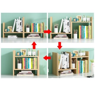 Kệ Sách Gỗ Kệ Đa Năng Để Bàn Chống Nước Chống Xước Thương Hiệu IGEA - GP62