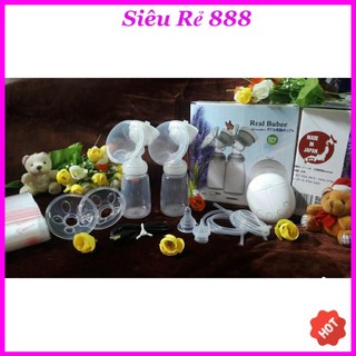  ⚡️ Máy hút sữa điện đôi Real Bubee - Nhật Bản (made in Japan)