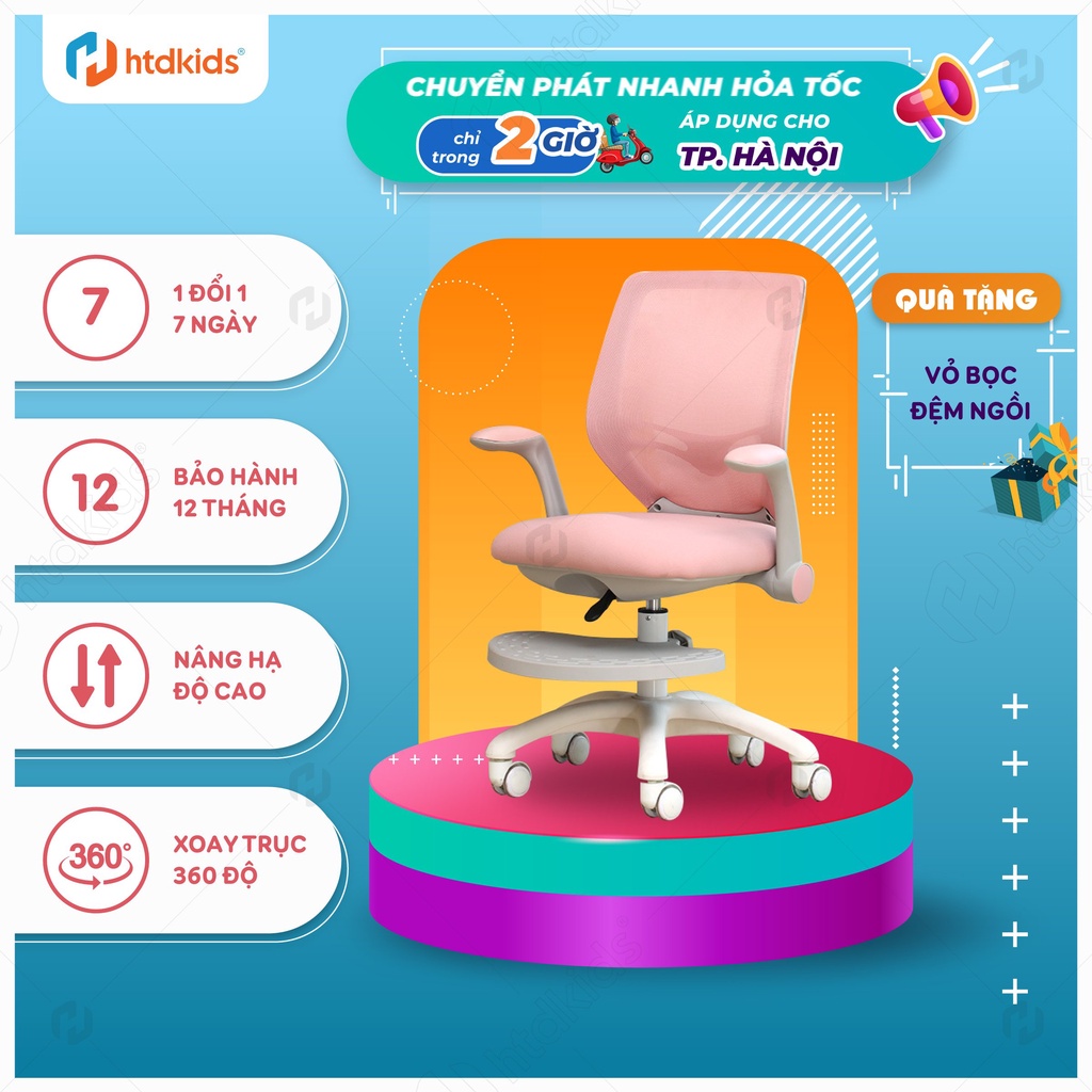 Ghế học sinh chống gù lưng kiểu mới giúp bé ngồi chuẩn tư thế khi học bài