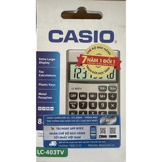 Máy tính casio lc-403tv