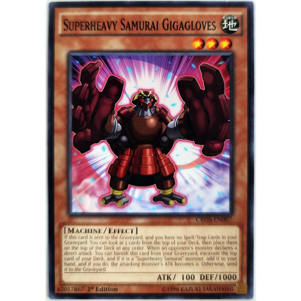 [Thẻ Yugioh] Superheavy Samurai Gigagloves |EN| Common