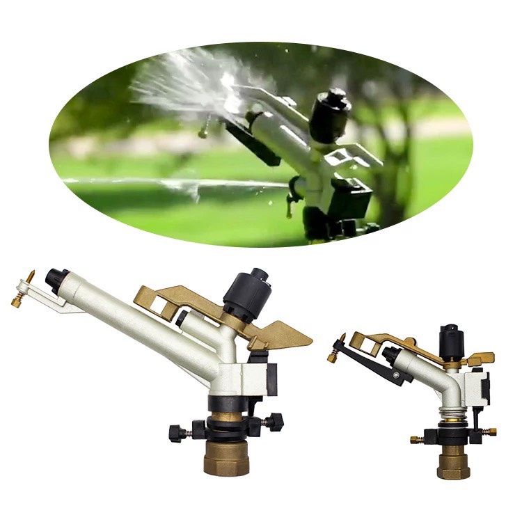 Béc Súng Phun Mưa Cánh Đập Đài Loan Có Chỉnh Góc chân 48mm - Béc Tưới Cây Bán Kính Lớn