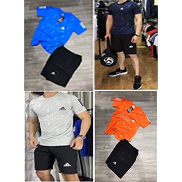 Bộ Thun Nam cổ tròn Bộ quần áo thể thao Adidas Hàng Cao cấp Adidas Outfits Adidas Sportswear Sets High Quality Men'