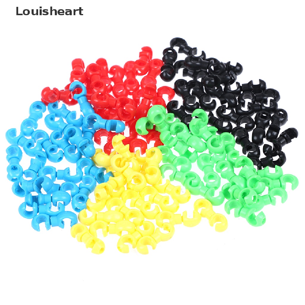 20 Kẹp Dây Cáp Xe Đạp Hình Chữ S Hiệu Louisheart TFG
