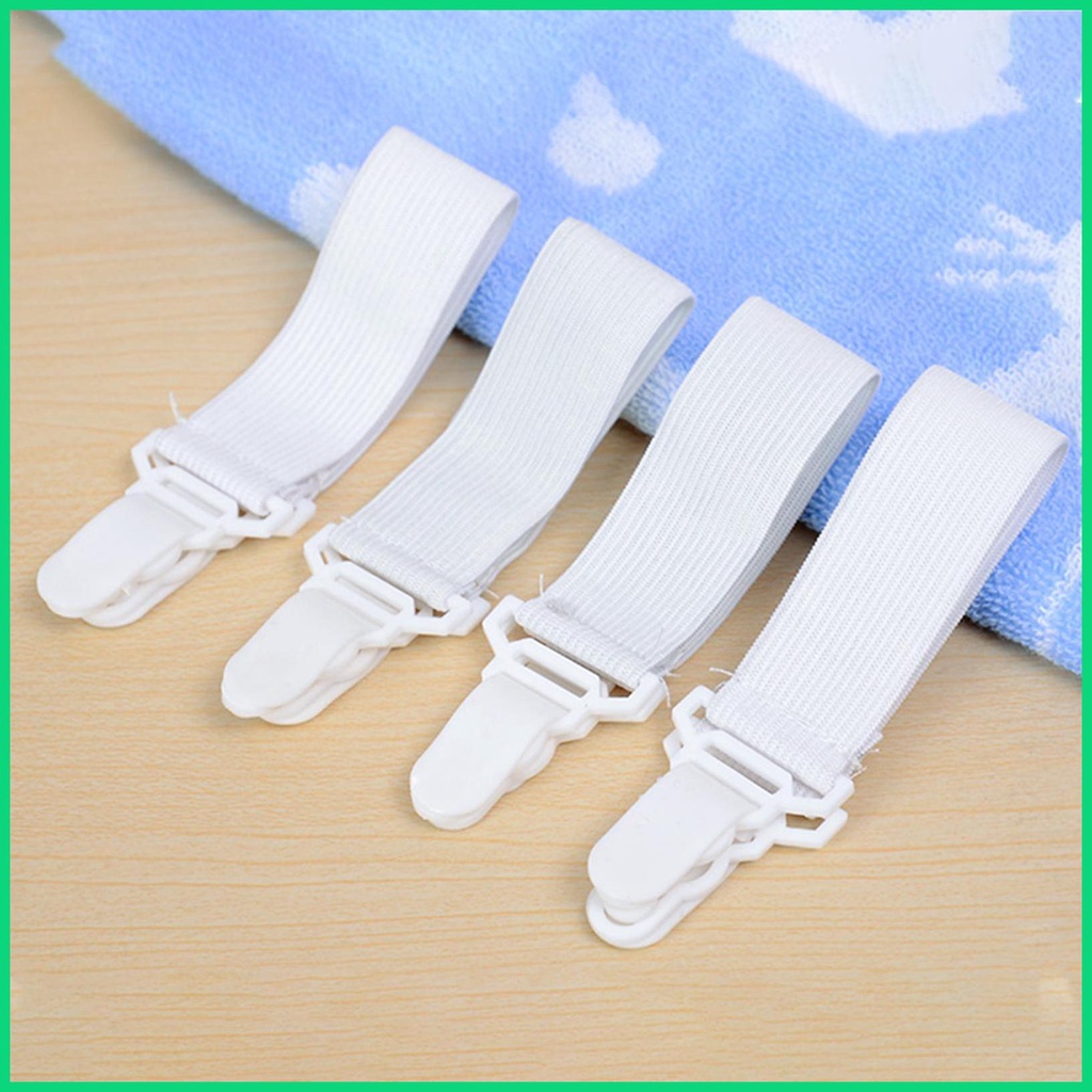 Set 4 Kẹp Cố Định Ga Trải Giường Co Giãn Tốt Tiện Dụng