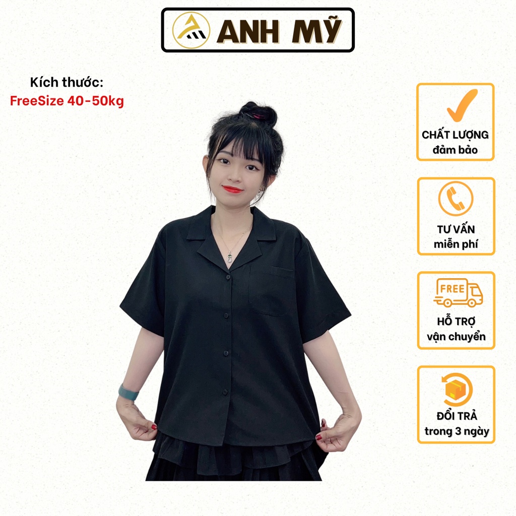 Áo sơ mi nữ ANH MỸ lụa MT266