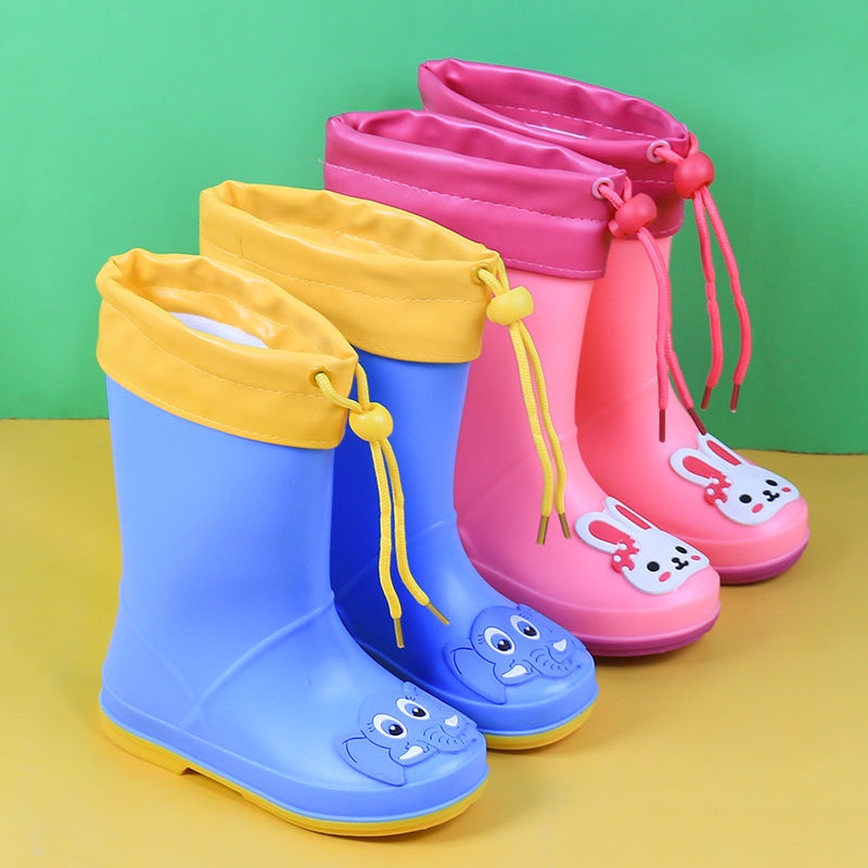 Ủng Đi Mưa Cổ Cao Chống Trượt Chống Thấm Nước Dành Cho Bé Trai Và Bé Gái