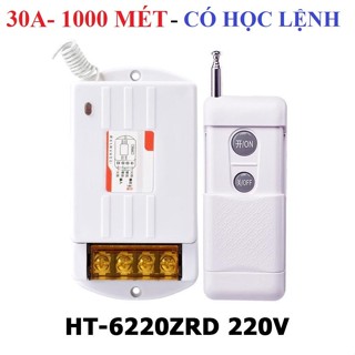 Thiết bị điều khiển từ xa bật tắt máy bơm động cơ công suất lớn Honest 6220ZRD 30A 1000M công tắc điều khiển từ xa