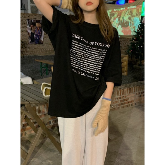 NRVP Áo Thun Unisex Mùa Hè Dáng Suông Tay Cộc Phong Cách Hàn Quốc Cho Nam Nữ