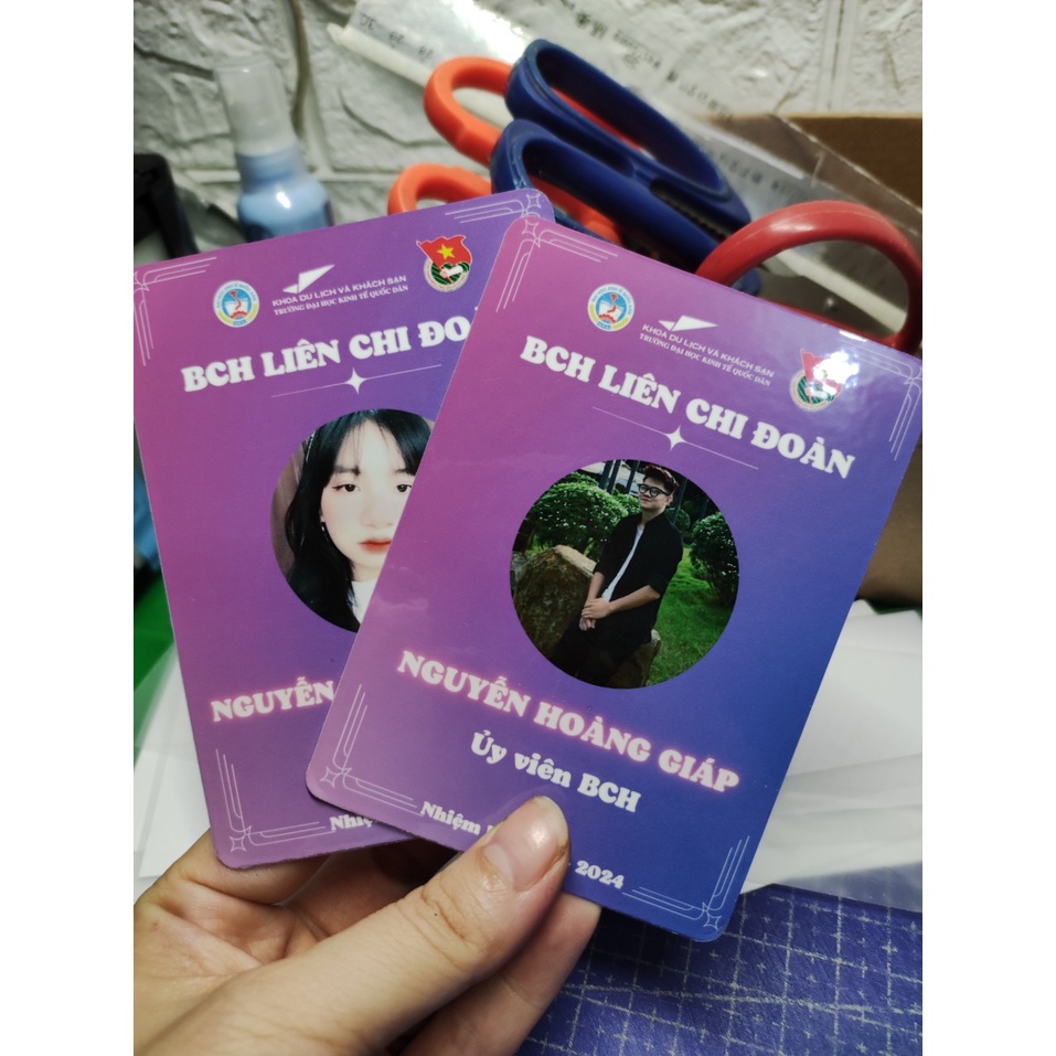 In card bo góc theo yêu cầu  in 10 card tặng 1 card kích thước 8,5x5,4 cm