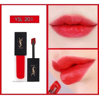 Son kem ysl 201 rouge tatouage velvet cream