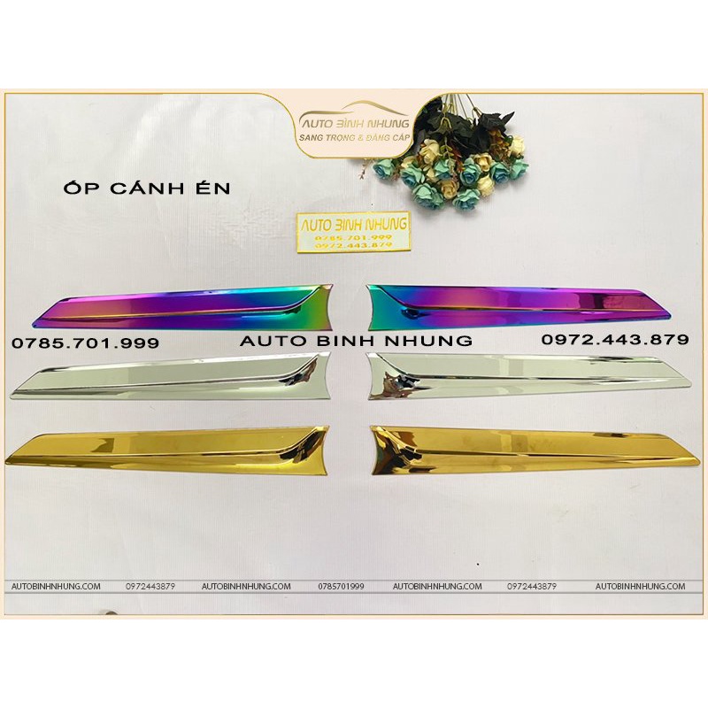 Ốp logo CÁNH ÉN ,ốp trang trí cánh chim đầu cabin màu mạ crom,mạ vàng,mạ titan trang trí logo xe tải,xe ben,đầu kéo