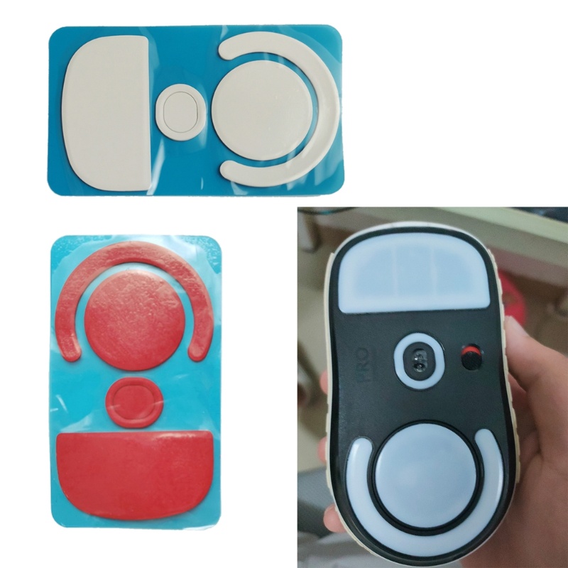 Set 2 Miếng Dán Chân Chuột Máy Tính Viền Cong Siêu Nhẹ Cho G Pro X