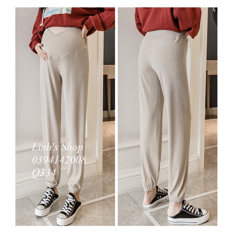 Quần Bầu Bo Chân Chất Dày Dặn Q334