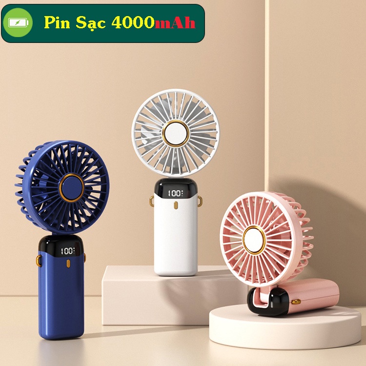 Quạt cầm tay mini tích điện N15 4000mAh