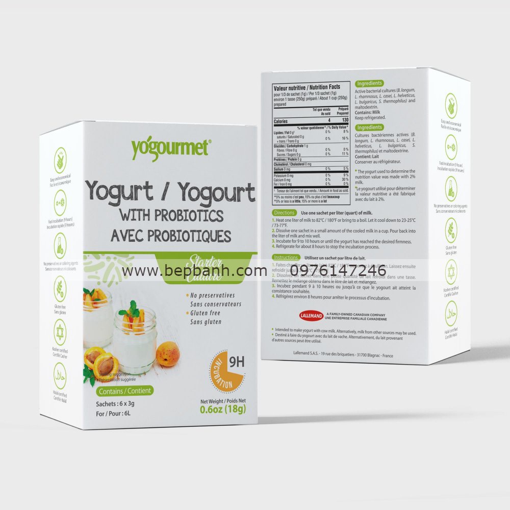 1 vĩ Men làm sữa chua PROBIOTIC