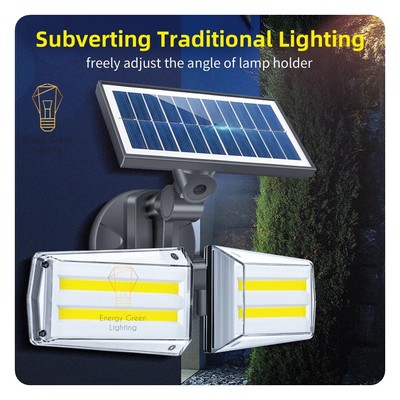 Đèn Chiếu Sáng Energy Green Lighting Năng Lượng Mặt Trời 2 Góc MT4280 tiết kiệm