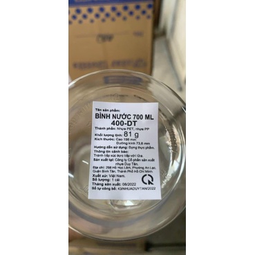 Bình nước Duy Tân 700ml