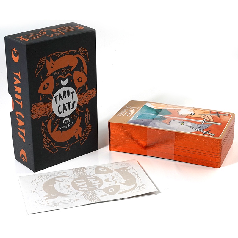 Bộ Bài Tarot Cat a 78 Lá Kích Thước Lớn 13 * 8 * 4cm