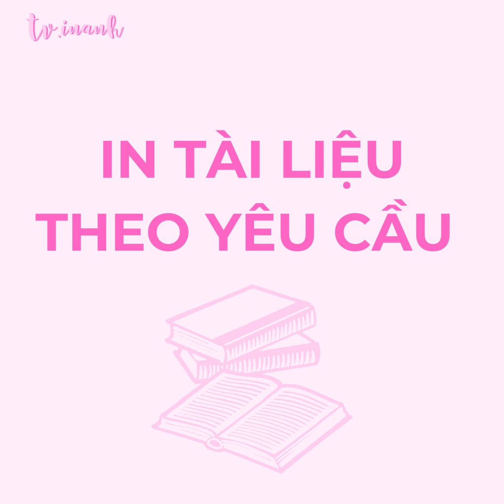 In tài liệu trắng đen theo yêu cầu